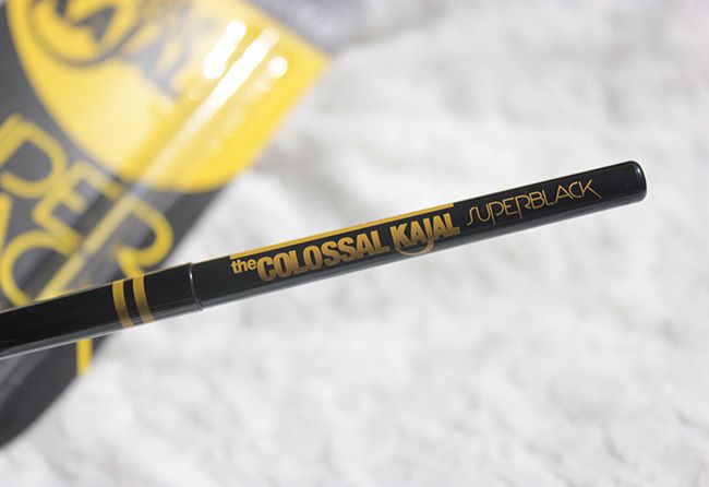 Maybelline Colossal Super Black Kajal Review Swatch (4)