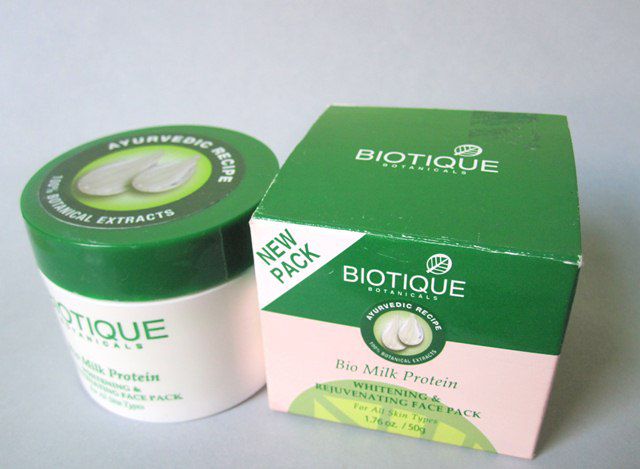 Biotique Bio Milk Protein Whitening & Rejuvenating Face Pack Review (1)