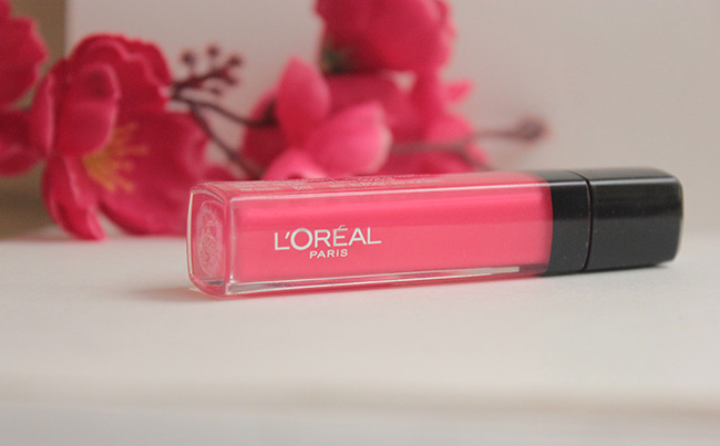 L’Oreal Paris Infallible Mega Gloss-104 Mafia Gloss Review Swatches