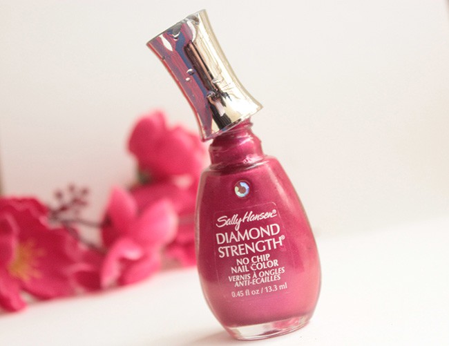 4. Sally Hansen Diamond Strength Nail Polish in "Champagne" shade - wide 9