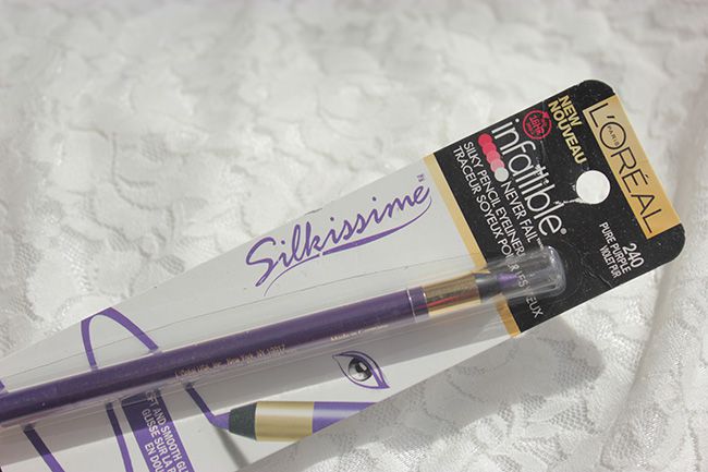L'oreal Paris Infallible Silkissime Eyeliner Pure Purple Review Swatches (3)