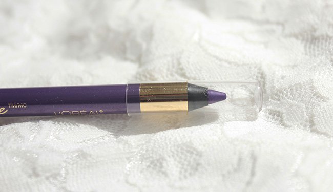 L'oreal Paris Infallible Silkissime Eyeliner Pure Purple Review Swatches (6)