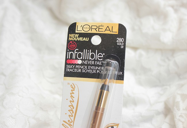 L’Oreal Paris Infallible Silkissime Eyeliner Gold Review Photos Swatches (1)