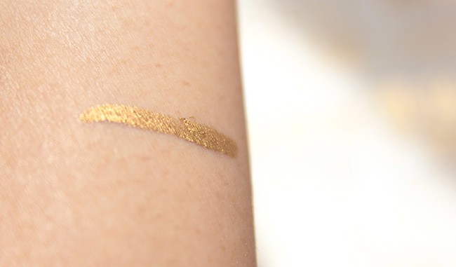 L’Oreal Paris Infallible Silkissime Eyeliner Gold Review Photos Swatches (6)