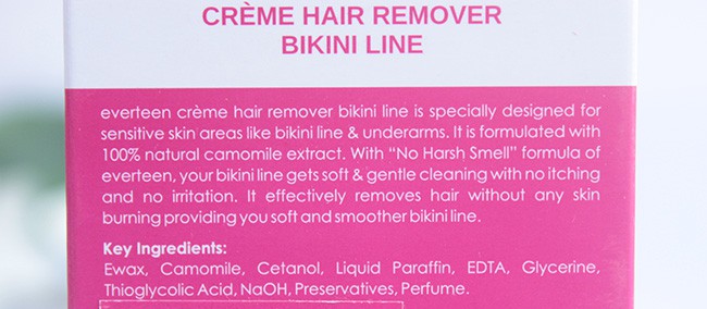 Everteen Bikini Line Hair Removal Cream Review (10)