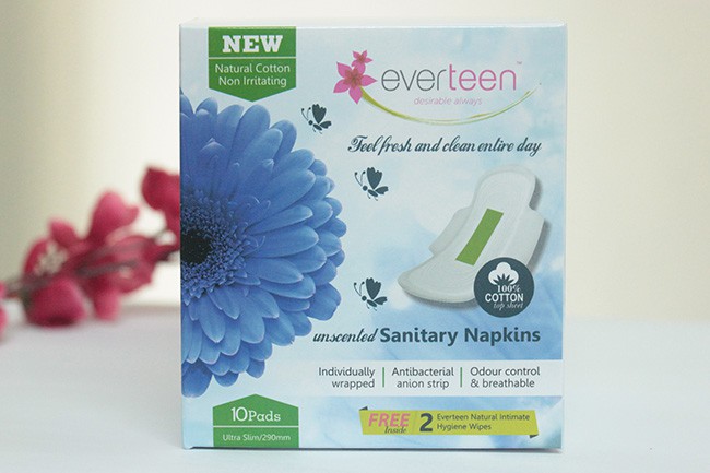 Everteen Natural Cotton Sanitary Napkins Review (1)