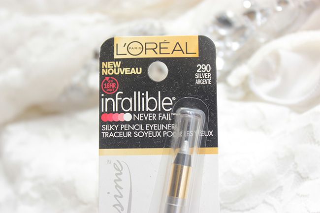 L’Oreal Infallible Silkissime Eyeliner Silver Review Swatches (2)