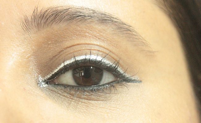 L’Oreal Infallible Silkissime Eyeliner Silver Review Swatches (9)