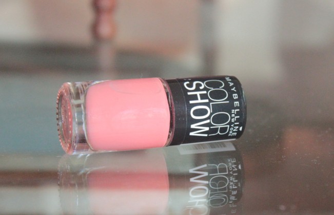 Maybelline Color Show Nail Polish Coral Craze Review Swatches (2)