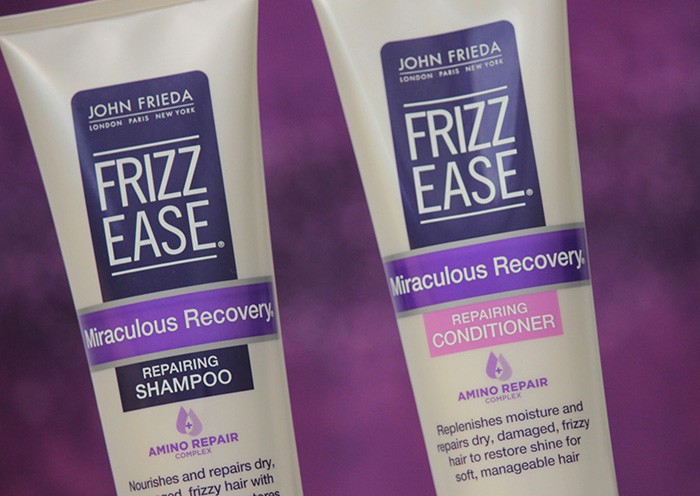 John Frieda Frizz Ease Miraculous Recovery Repairing Shampoo Conditioner Review (1)