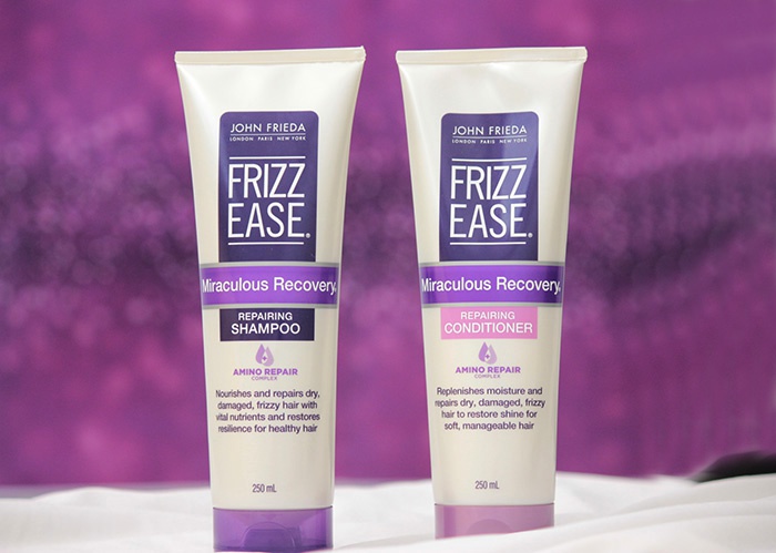 John Frieda Frizz Ease Miraculous Recovery Repairing Shampoo Conditioner Review (2)