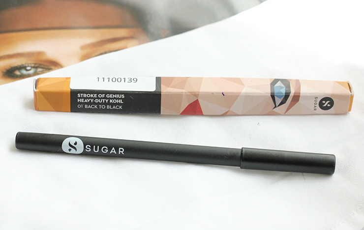 Sugar Cosmetics Stroke Of Genius Heavy Duty Kohl Review Swatches Price (3)