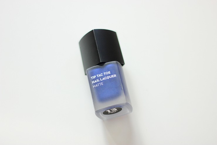 Sugar Tip Tac Toe Nail Lacquer Review, Swatches - 013 Break On Blue (1)