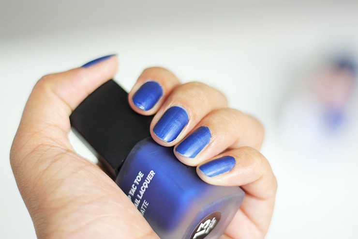 Sugar Tip Tac Toe Nail Lacquer Review, Swatches - 013 Break On Blue (5)