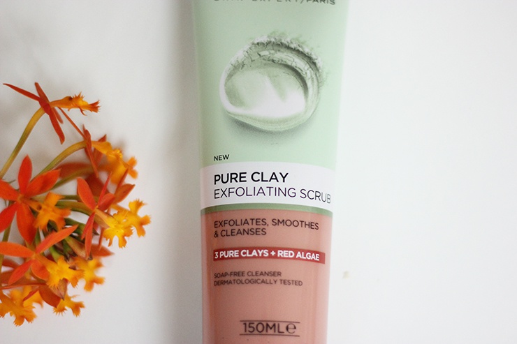 L'Oreal Paris Pure Clay Red Algae Exfoliating Scrub Review (2)