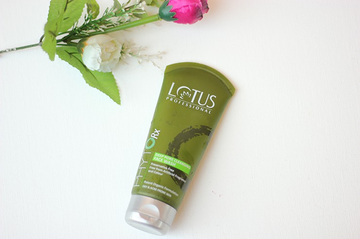 Lotus Professional Phyto RX Deep Pore Cleansing Face Wash Review (1)