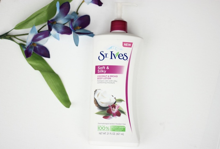 St Ives Soft & Silky Coconut & Orchid Body Lotion Review 1