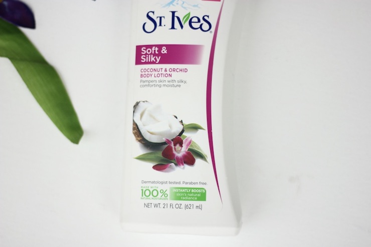 St Ives Soft & Silky Coconut & Orchid Body Lotion Review 4