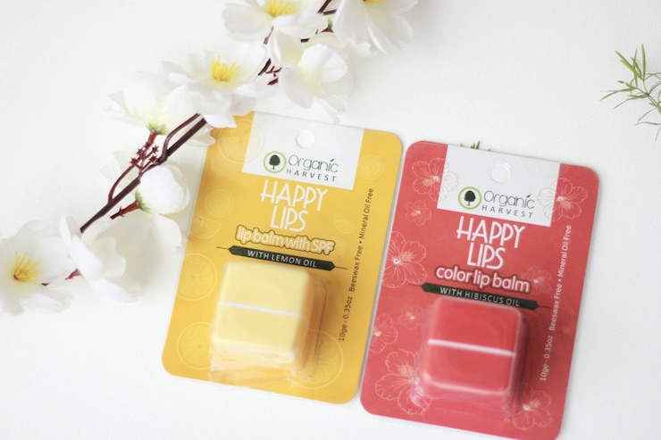 Organic Harvest Happy Lips Lip Balms Review 4