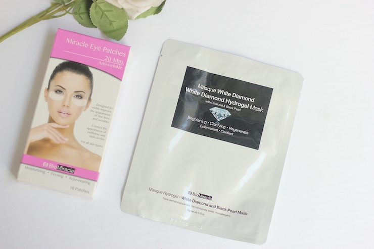 Bio Miracle White Diamond Hydrogel Mask & Miracle Eye Patches Review 1