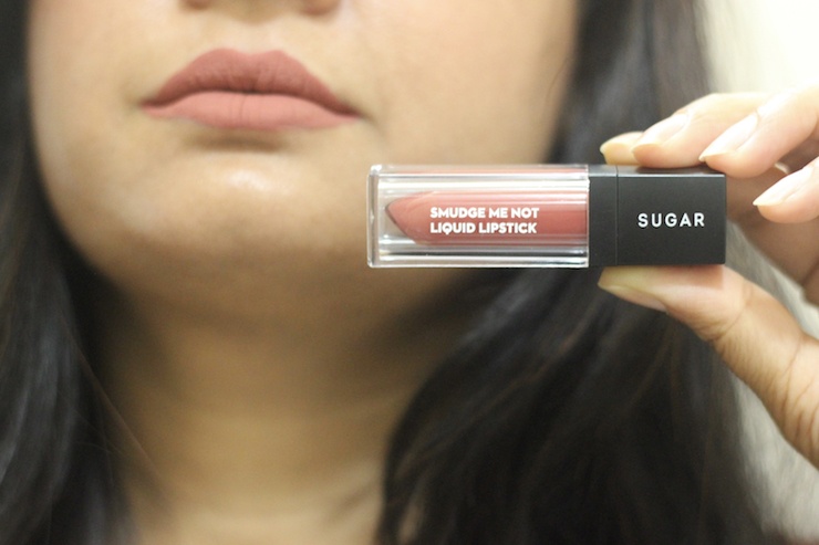 Sugar Smudge Me Not Liquid Lipstick Wooed By Nude Review Swatches 6