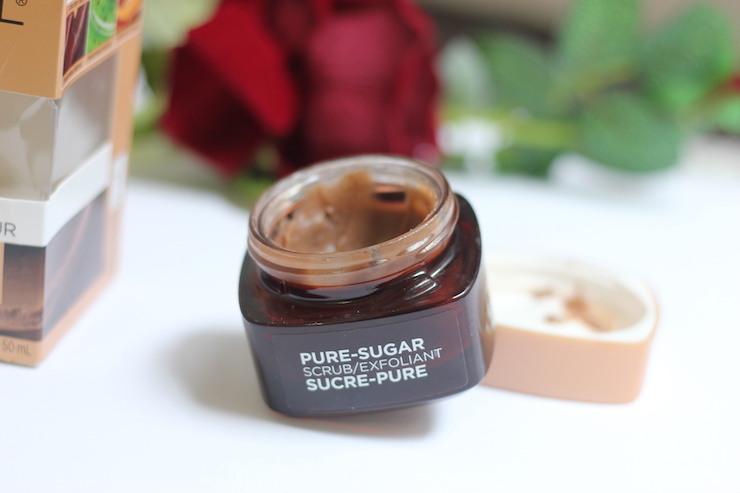 L'Oreal Paris Pure Sugar Nourish And Soften Cocoa Scrub Review Price 3