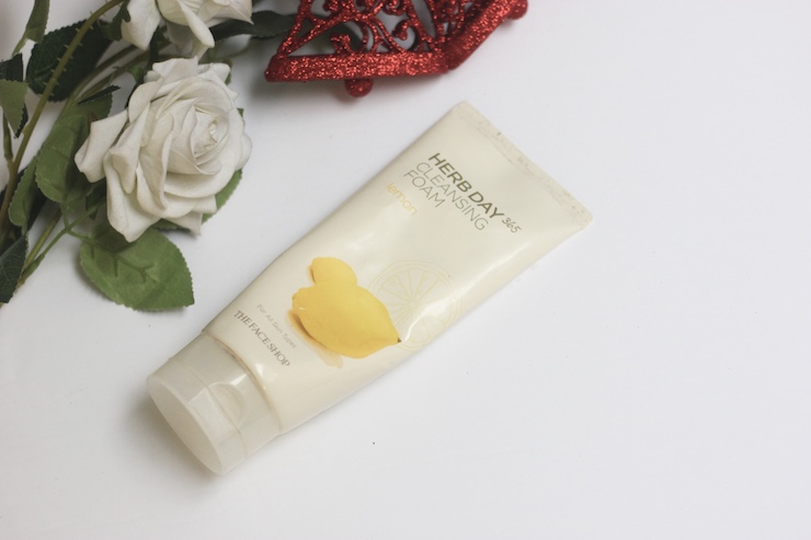 The Face Shop Herb Day 365 Cleansing Foam Lemon Face Cleanser Review 1