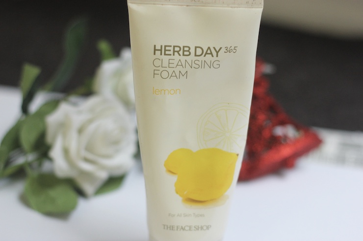 The Face Shop Herb Day 365 Cleansing Foam Lemon Face Cleanser Review 2