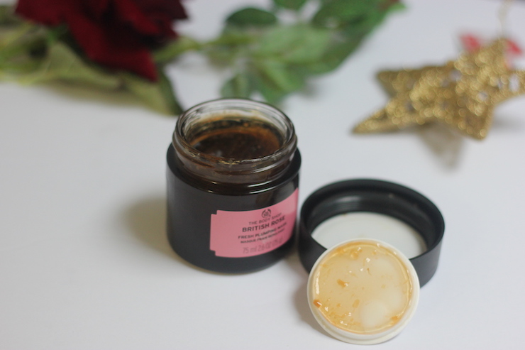The Body Shop British Rose Fresh Plumping Mask Review 4