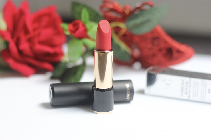 Lancome L’absolu Rouge Drama Matte Lipstick 505 Adoration Review, Swatches 6