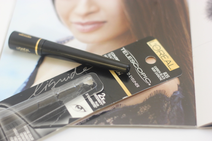 L’Oreal Paris Telescopic Control Tip Liquid Eyeliner In Shade Carbon Black Review Swatches 4
